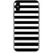 White and Black Stripes iPhone X Skin