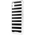 White and Black Stripes iPhone XS Clear Case