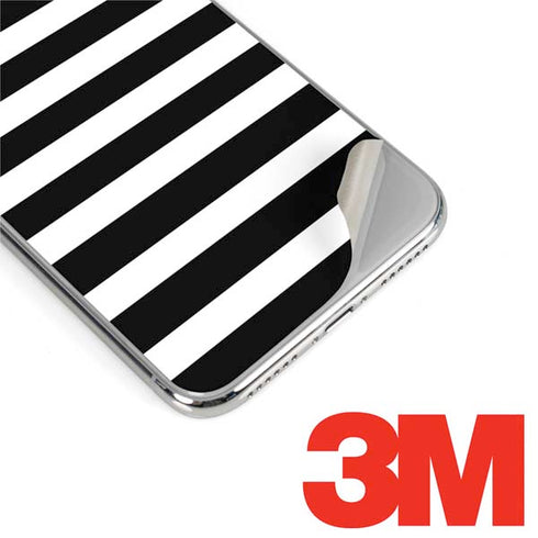 White and Black Stripes iPhone XS Max Skin