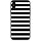 White and Black Stripes iPhone XS Skin