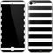 White and Black Stripes Apple iPod Skin
