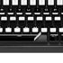 White and Black Stripes K95 RGB PLATINUM Mechanical Gaming Keyboard Skin