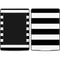 White and Black Stripes Amazon Kindle Skin