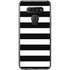 White and Black Stripes LG K51/Q51 Clear Case