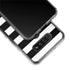 White and Black Stripes LG K51/Q51 Clear Case