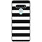 White and Black Stripes LG Stylo 6 Clear Case