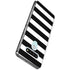 White and Black Stripes LG Stylo 6 Clear Case