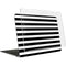 White and Black Stripes MacBook Air 13in (2020) Case plus Skin