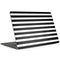 White and Black Stripes Apple MacBook Pro 15-inch Skin