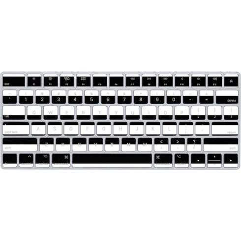 White and Black Stripes Magic Keyboard Skin
