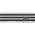 White and Black Stripes Magic Keyboard with Numeric Keypad Skin