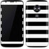 White and Black Stripes Moto E5 Play Skin