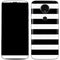 White and Black Stripes Moto E5 Plus Skin