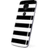 White and Black Stripes Moto E5 Plus Skin