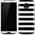 White and Black Stripes Moto G6 Skin