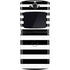 White and Black Stripes Motorola RAZR Skin