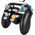 White and Black Stripes Nintendo GameCube Controller Skin