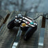 White and Black Stripes Nintendo GameCube Controller Skin