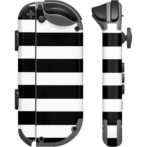 White and Black Stripes Nintendo Joy-Con (L/R) Controller Skin