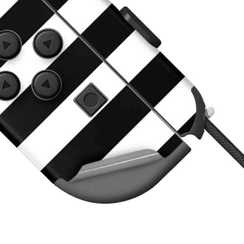White and Black Stripes Nintendo Joy-Con (L/R) Controller Skin