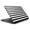 White and Black Stripes HP Notebook Skin