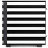 White and Black Stripes NZXT H510 Compact ATX Mid-Tower Case Skin