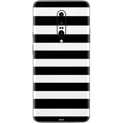 White and Black Stripes OnePlus 7 Pro Skin