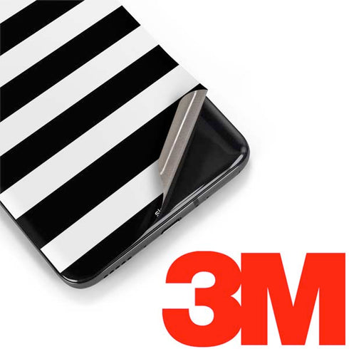White and Black Stripes OnePlus 7 Pro Skin