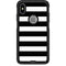 White and Black Stripes Otterbox Commuter iPhone Skin
