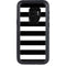 White and Black Stripes Otterbox Defender Galaxy Skin