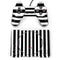 White and Black Stripes PlayStation Classic Bundle Skin