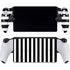 White and Black Stripes PlayStation Portal Remote Player Skin