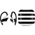 White and Black Stripes PowerBeats Pro Skin