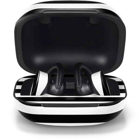 White and Black Stripes PowerBeats Pro Skin