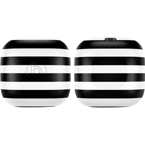 White and Black Stripes PowerBeats Pro Skin