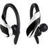 White and Black Stripes PowerBeats Pro Skin