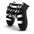 White and Black Stripes PS4 Controller Skin
