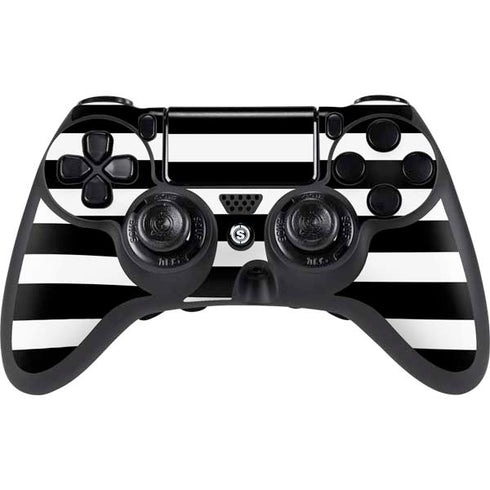 White and Black Stripes PS4/PC SCUF Impact Controller Skin