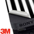 White and Black Stripes PS4 Slim Skin