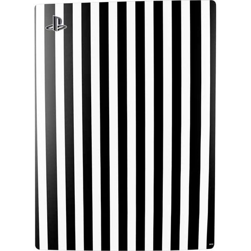 White and Black Stripes PS5 Console Skin