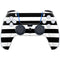 White and Black Stripes PS5 Controller Skin