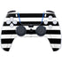 White and Black Stripes PS5 Controller Skin