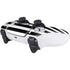 White and Black Stripes PS5 Controller Skin
