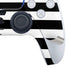 White and Black Stripes PS5 Controller Skin
