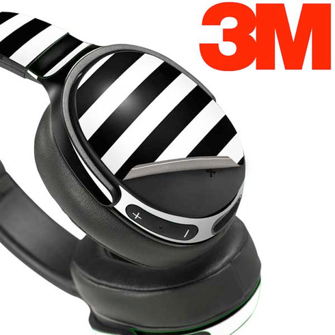 White and Black Stripes Skullcandy Venue Skin