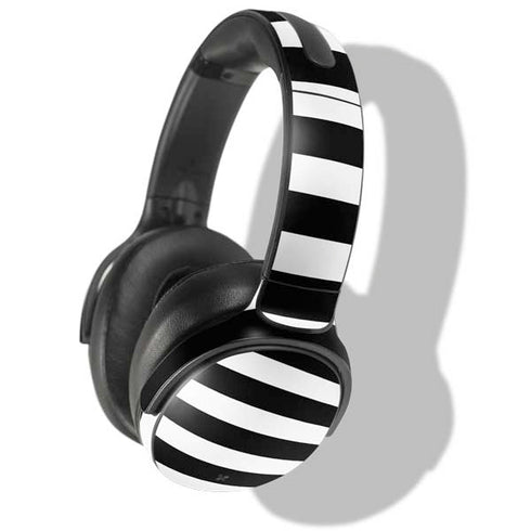 White and Black Stripes Skullcandy Venue Skin