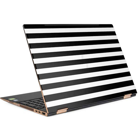 White and Black Stripes HP Spectre Skin