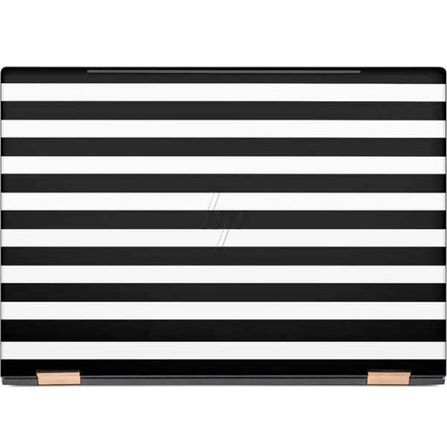 White and Black Stripes HP Spectre Skin