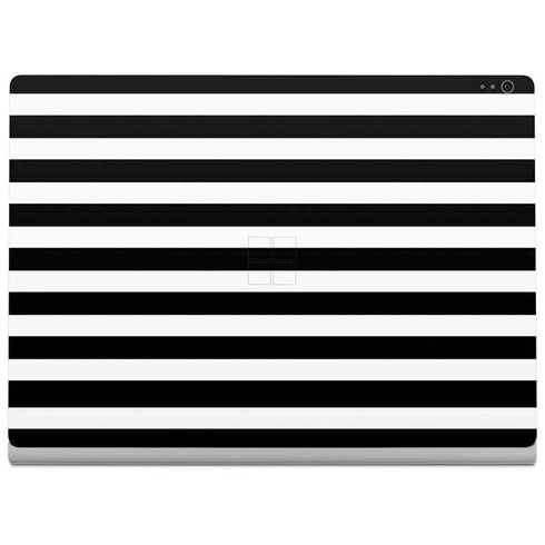 White and Black Stripes Surface Book 2 13.5in Skin