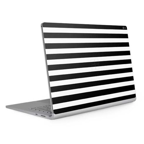 White and Black Stripes Surface Book 2 15in Skin